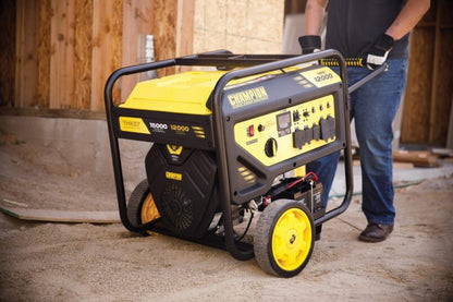 Champion Power Equipment 12,000-Watt Electric Start Dual Fuel Home Backup Portable Generator with CO Shield