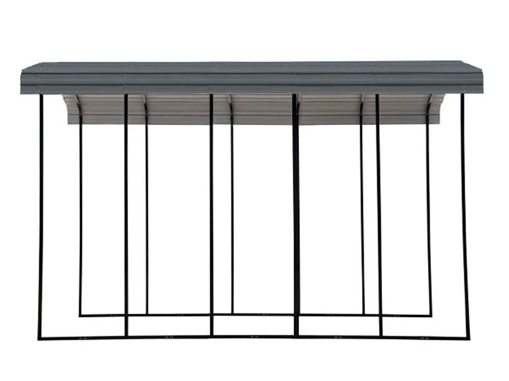 Arrow Carport, 14 ft. x 24 ft. x 14ft. Charcoal 14′ x 24′ x 14′