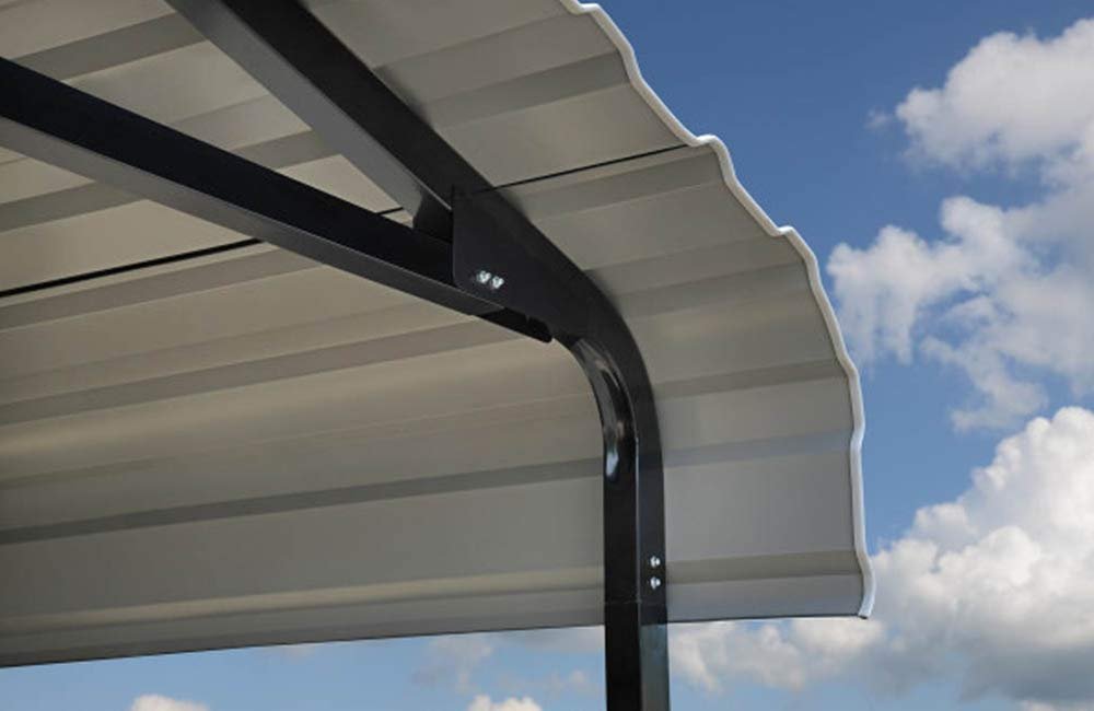 Arrow Carport, 14 ft. x 29 ft. x 14ft. Charcoal 14′ x 29′ x 14′