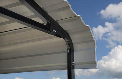 Arrow Carport, 14 ft. x 29 ft. x 14ft. Charcoal 14′ x 29′ x 14′