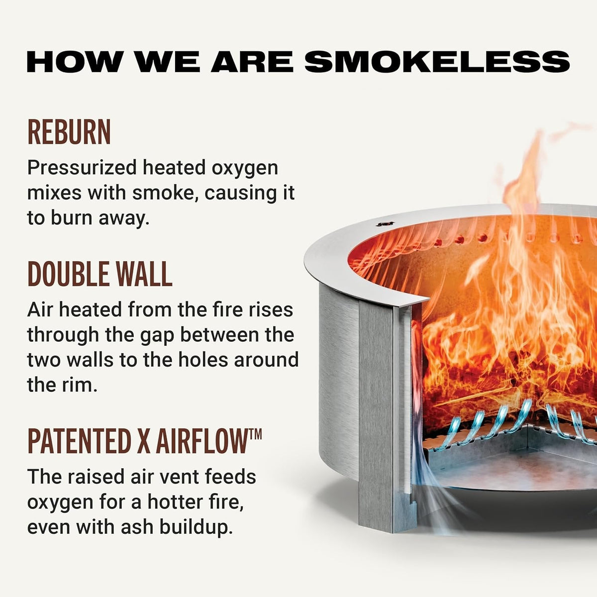 Breeo X Series 24 Smokeless Fire Pit