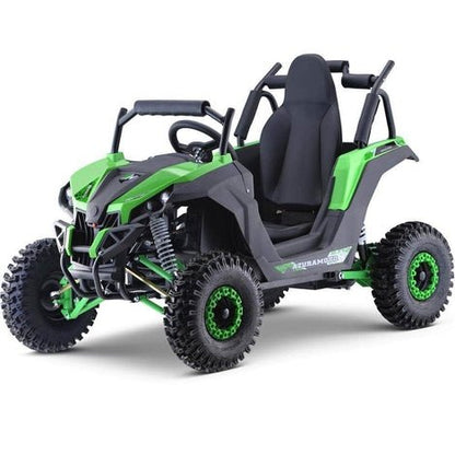 MotoTec Raider Kids UTV 48v 1200w Full Suspension Blue