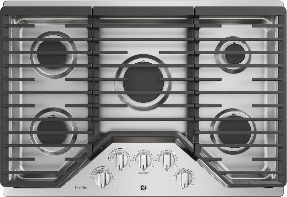 GE Profile PGP7030SLSS 30″ Built-in Gas Cooktop