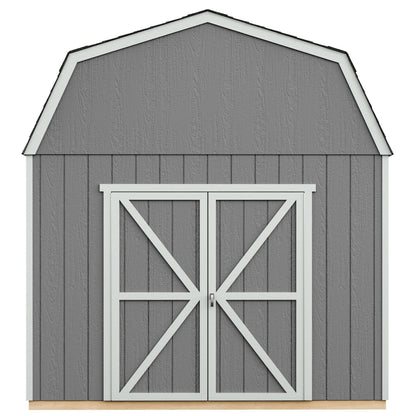 Handy Home Products Braymore 10×16 Do-It-Yourself Wooden Storage Shed Without Floor