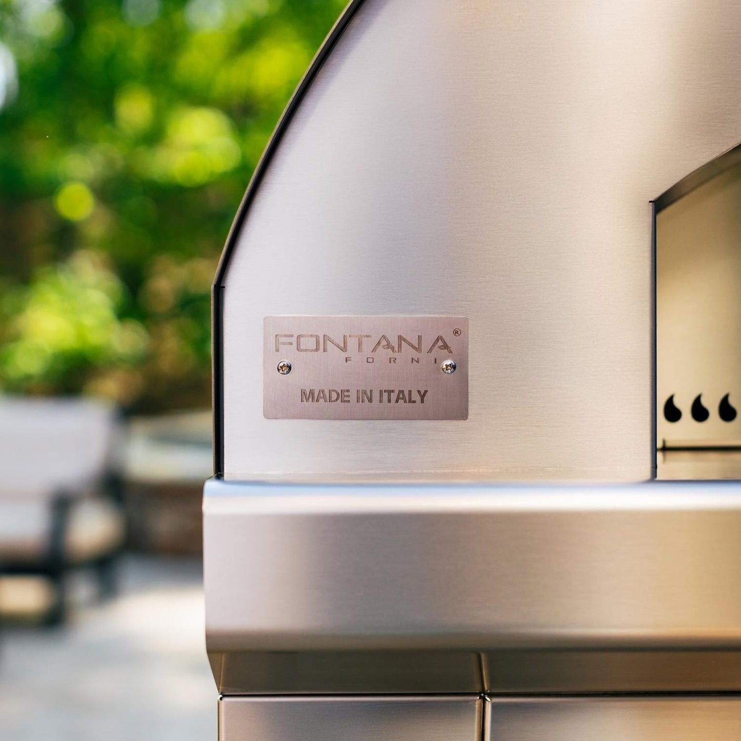 Fontana Forni Mangiafuoco Wood-Fired Pizza Oven – Anthracite – FTMF-A